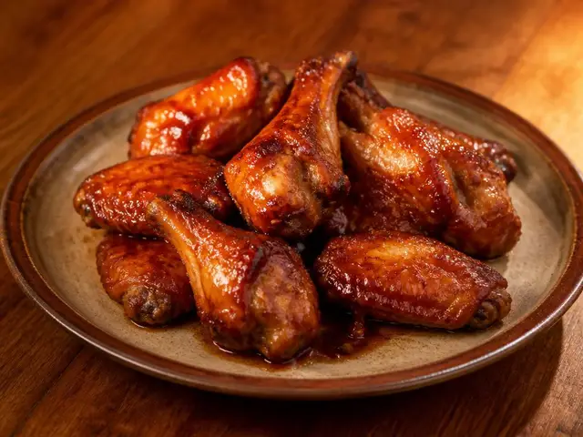 ALITAS DE POLLO CON BARBACOA