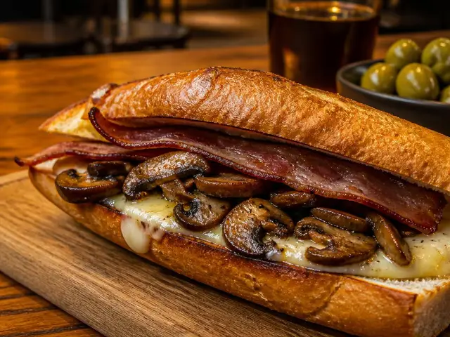 BEICON, CAMEMBERT Y SETAS