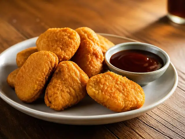 NUGGETS DE POLLO CON BARBACOA